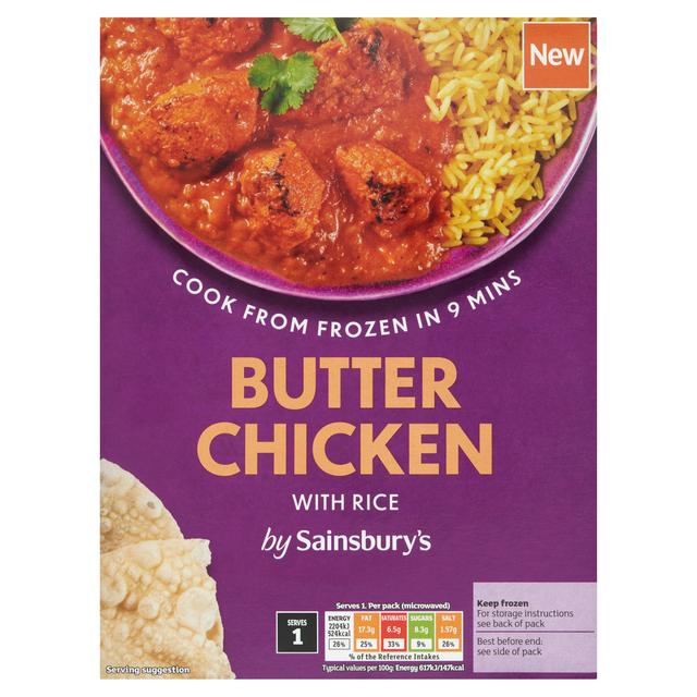 Sainsburys Sainsbury's Butter Chicken with Rice 400g