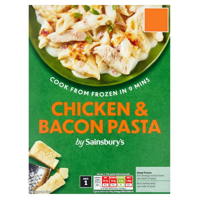 Sainsburys Sainsbury's Chicken & Bacon Pasta 400g