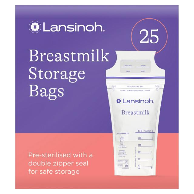 Lansinoh Breastmilk Storage Bags x25 - gallery image 1