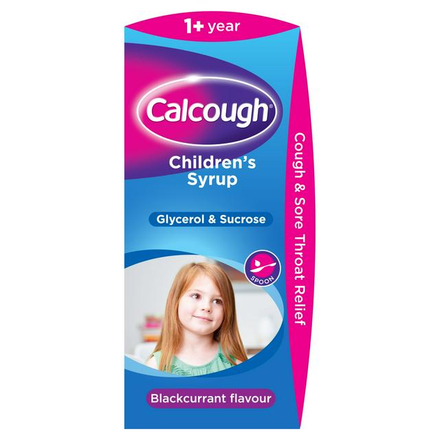 Calcough Children's Syrup 1+ Year Blackcurrant Flavour 125ml - gallery image 1