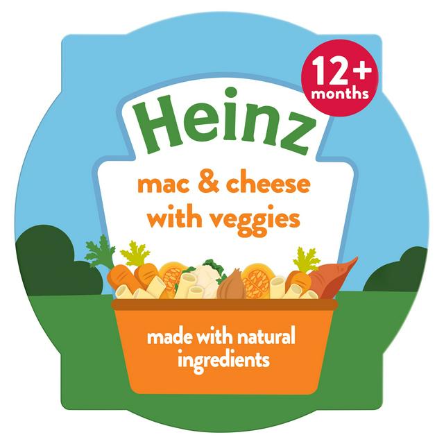 Heinz By Nature Mac & Cheese with Veggies Baby Food Tray 12+ Months 200g - gallery image 1