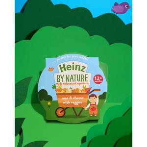 Heinz By Nature Mac & Cheese with Veggies Baby Food Tray 12+ Months 200g - gallery image 2
