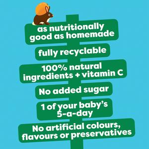 Heinz Peach, Mango, Banana & Apple Baby Food Fruit Puree Pouch 6+ Months 100g - gallery image 4