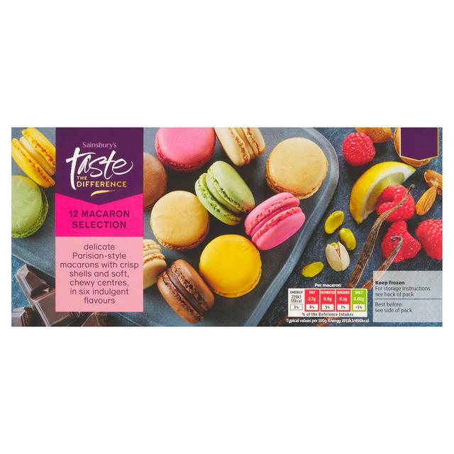 Taste the Difference Sainsbury's Macaron Selection, Taste the Difference x12 144g