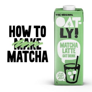 Oatly Oat Drink Matcha Latte Chilled 1L - gallery image 3