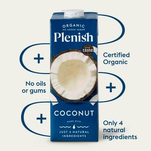 Plenish 1L Long Life Dairy Free Organic Coconut Drink - gallery image 3