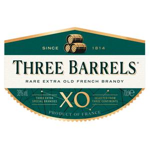 Three Barrels XO Rare Extra Old French Brandy 70cl - gallery image 3