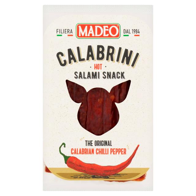 Sainsburys Madeo Calabrini Hot Salami Snack 70g