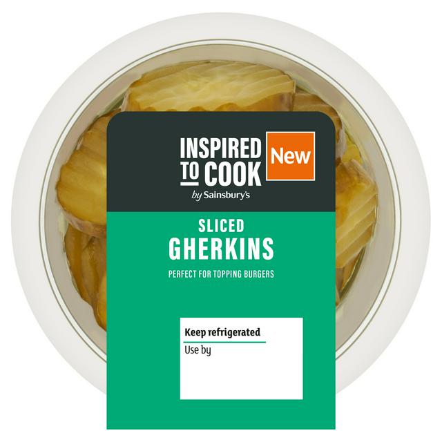 Sainsbury's Sliced Gherkins, Inspired to Cook 110g - gallery image 1