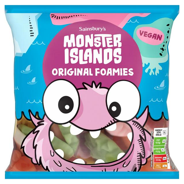Sainsbury's Monster Islands Original Foamies 170g - gallery image 1