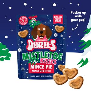 Denzel's Mistletoe Kisses 90g Mince Pie Dog Treats - gallery image 2