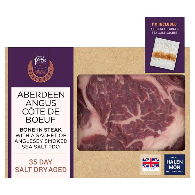 Sainsbury's Discovery (Approx.700g) 35 Day Salt Dry Aged Aberdeen Angus Cote de Boeuf Steak, Taste the Difference - gallery image 1