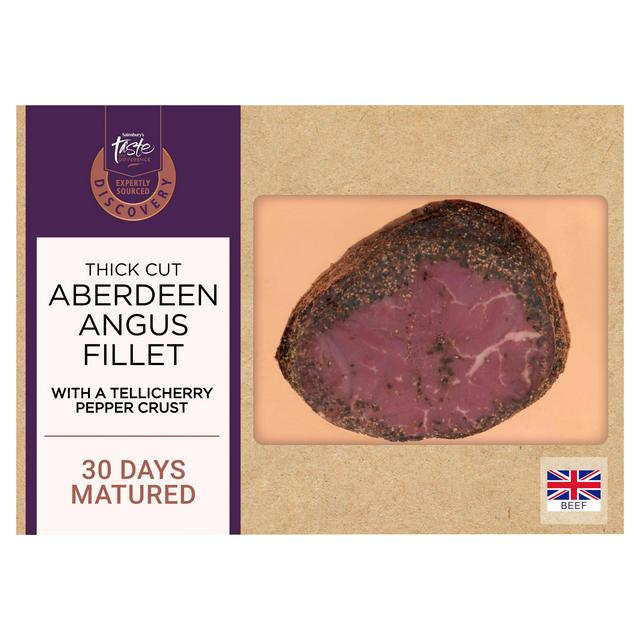 Sainsbury's Discovery (Approx.250g) 30 Day Matured Aberdeen Angus Fillet steak, Taste the Difference - gallery image 1
