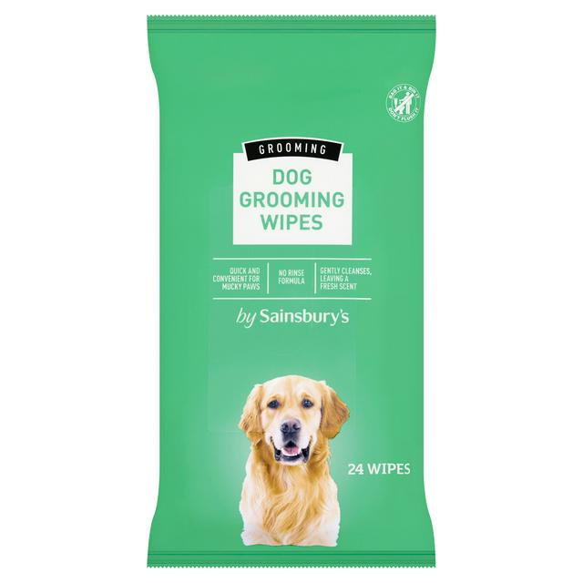 Sainsbury's 24 Dog Grooming Wipes - gallery image 1