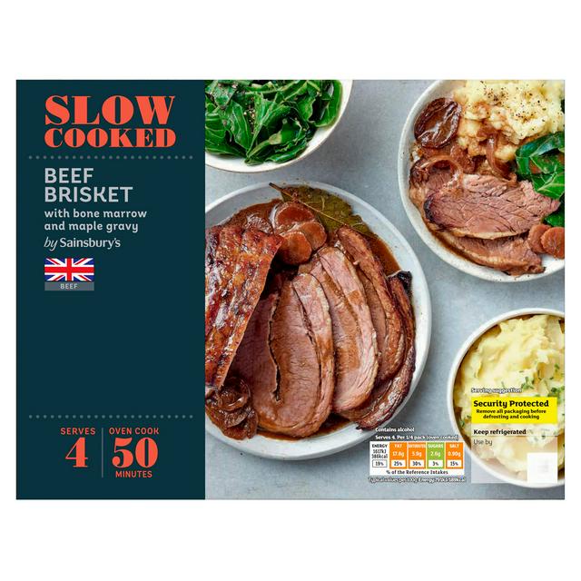 Sainsburys Sainsbury's Slow Cooked Beef Brisket 970g