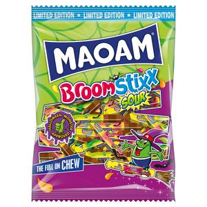 Maoam 350g Broom Stixx Sour Chewy Sweets, Limited Edition