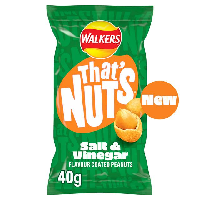 Thats Nuts Walkers Salt & Vinegar Coated Peanuts Grab Bag 40g - gallery image 1