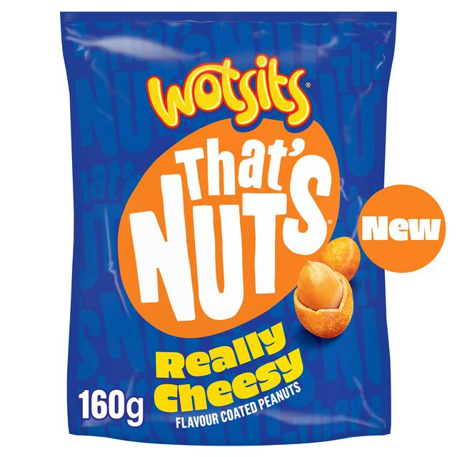 That's Nuts Wotsits Really Cheesy Sharing Coated Peanuts 160g - gallery image 1