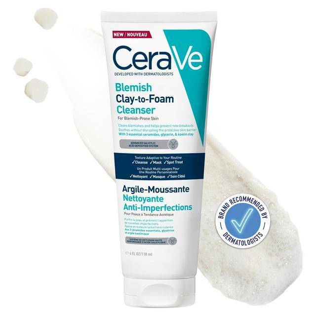 CeraVe blemish Clay-to-Foam Cleanser 118ml