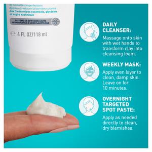 CeraVe Clay to Foam Cleanser 118ml - gallery image 2