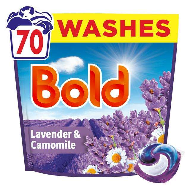 Bold All in 1 Lavender & Camomile Pods Laundry Detergent Washing Capsules 70 Washes