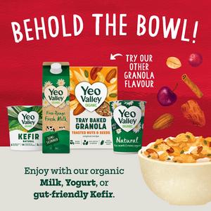Yeo Valley Organic Tray Baked Granola Berry & Cherry 360g - gallery image 4