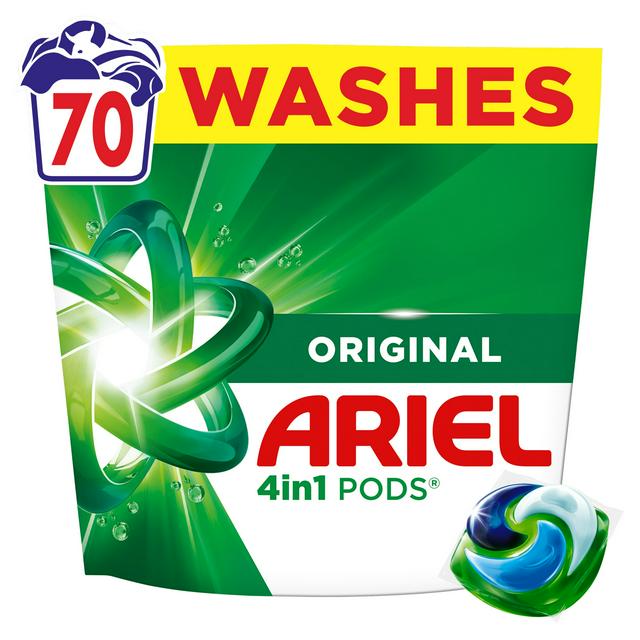 Ariel 3 in 1 Pods Laundry Detergent Washing Capsules 70 Washes