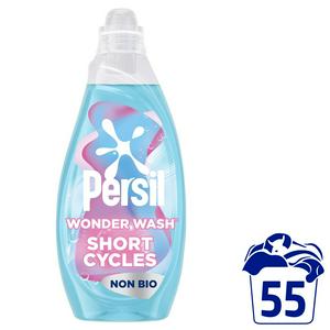 Persil Wonder Wash Liquid Detergent Sensitive Non Bio 55 Washes 1.485L