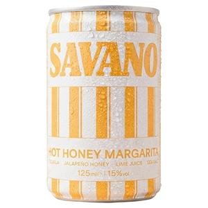 Savano 125ml Hot Honey Margarita Cocktail Can
