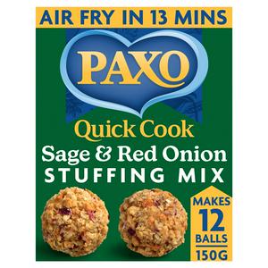 Paxo Quick Cook Sage & Red Onion Stuffing Mix 150g