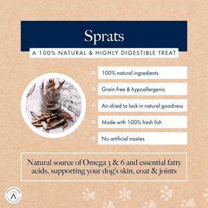Hollings From the Sea 100g Sprats Dog Treats - gallery image 3