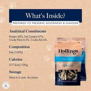 Hollings From the Sea 100g Sprats Dog Treats - gallery image 5