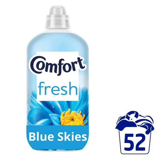 Comfort Fresh Fabric Conditioner Blue Skies 52 Washes 1.56L - gallery image 1