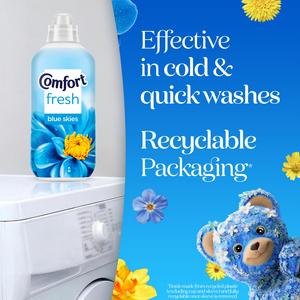 Comfort Fresh Fabric Conditioner Blue Skies 52 Washes 1.56L - gallery image 3