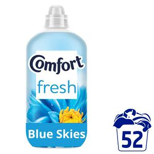 Comfort Fresh Fabric Conditioner Blue Skies 52 Washes 1.56L