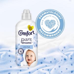 Comfort Fabric Conditioner Pure Dreams Cotton Fresh 30 Washes 900ml - gallery image 2