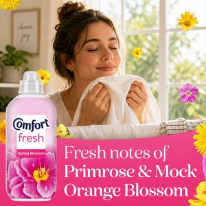 Comfort Fresh Fabric Conditioner Spring Blossom 31 Washes 930ml - gallery image 2