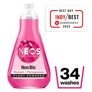 Ineos Non Bio Concentrated Laundry Liquid Rhubarb + Pomegranate 34 Washes