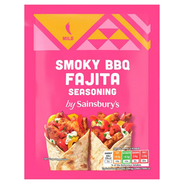 Sainsburys Smoky BBQ Fajita Seasoning 30g