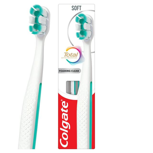 Colgate Total Foaming Clean Soft Manual Toothbrush - gallery image 1