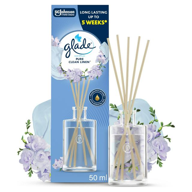 Glade Clean Linen Reed Diffuser 50ml - gallery image 1