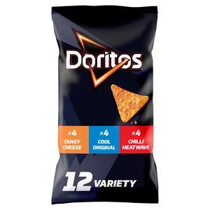Doritos Variety Pack Tortilla Chips Multipack Crisps 12 x 30g - gallery image 5
