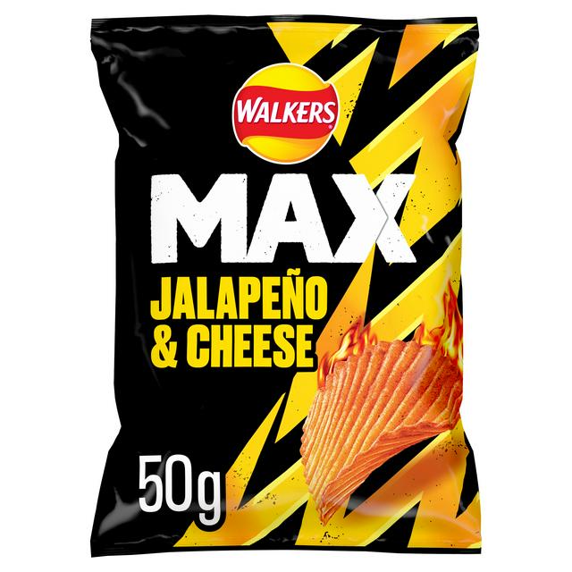 Walkers Max Jalapeno & Cheese Sharing Crisps 50g