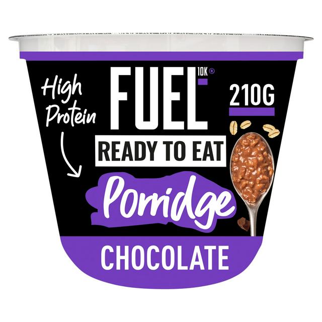 FUEL10K 210g Chocolate Ready to Eat On the Go Protein Porridge Oat Cereal Pot - gallery image 1
