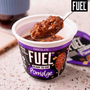 FUEL10K 210g Chocolate Ready to Eat On the Go Protein Porridge Oat Cereal Pot - gallery image 3