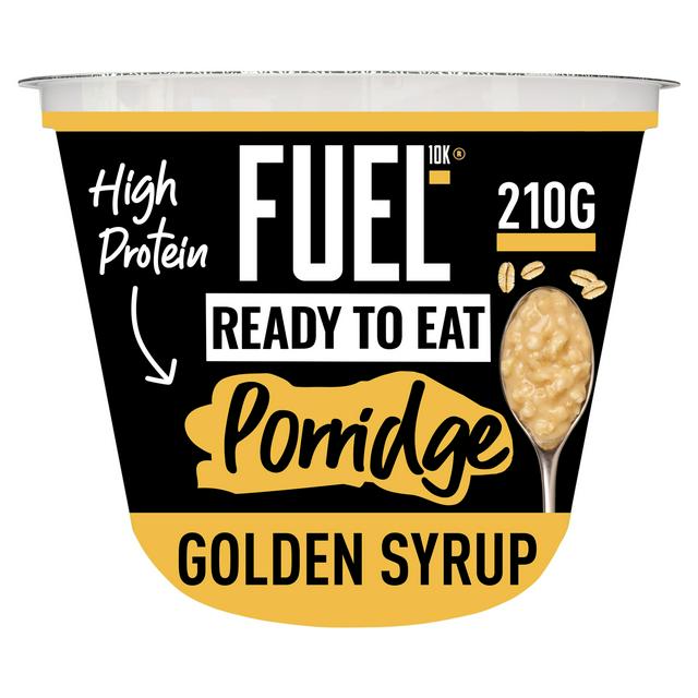 FUEL10K 210g Golden Syrup Ready to Eat On the Go Protein Porridge Oat Cereal Pot - gallery image 1
