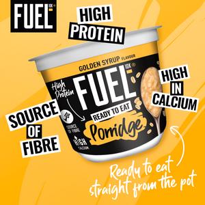 FUEL10K 210g Golden Syrup Ready to Eat On the Go Protein Porridge Oat Cereal Pot - gallery image 2