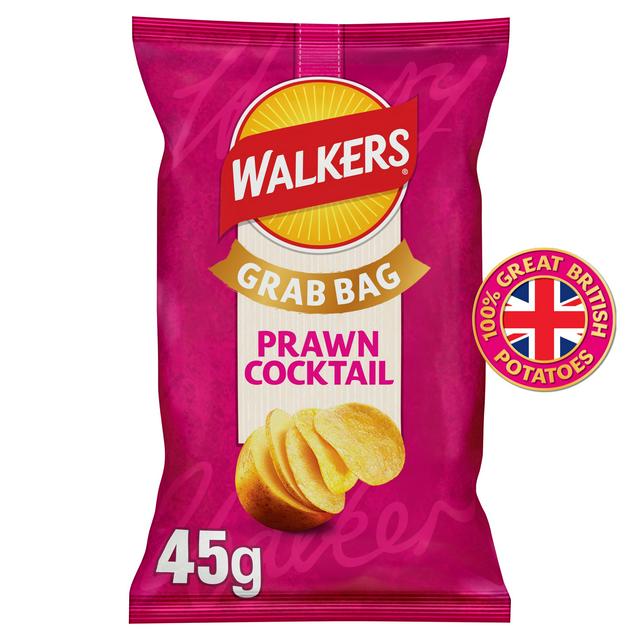 Walkers Crisps Prawn Cocktail 45g - gallery image 1
