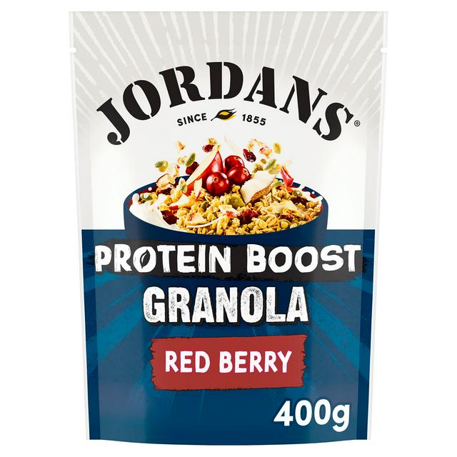 Jordans Protein Boost Granola Red Berry 400g - gallery image 1