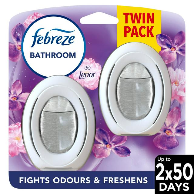 Febreze Bathroom Continuous Air Freshener Exotic Bloom x2 - gallery image 1